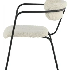 Shaun fåtölj - Vit teddy