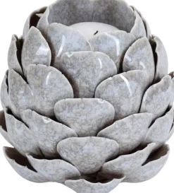 Shelly ljuslykta - Beige