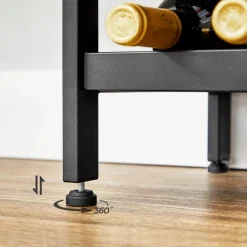 Shiraz vinställ - Brun/svart