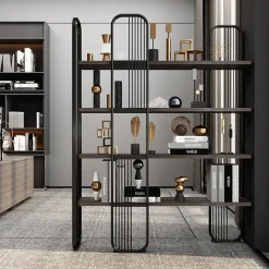 Sierra bokhylla - Svart