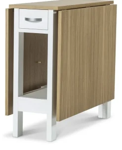 Signum matgrupp Slagbord vit/ek med 4 st svarta Karl pinnstolar + 4.00 x Stolsdyna