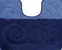 Sile badrumsmatta - Blå/mörkblå