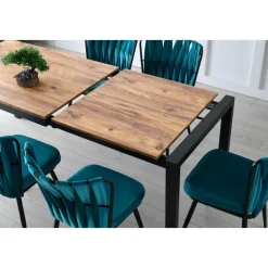 Silvia matbord 120-187 cm - Furu