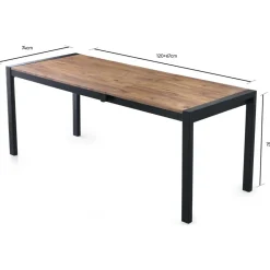 Silvia matbord 120-187 cm - Furu