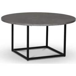Sintorp runt soffbord Ø90 cm - Betong (Exklusivt laminat) + Textilrengöring för möbler