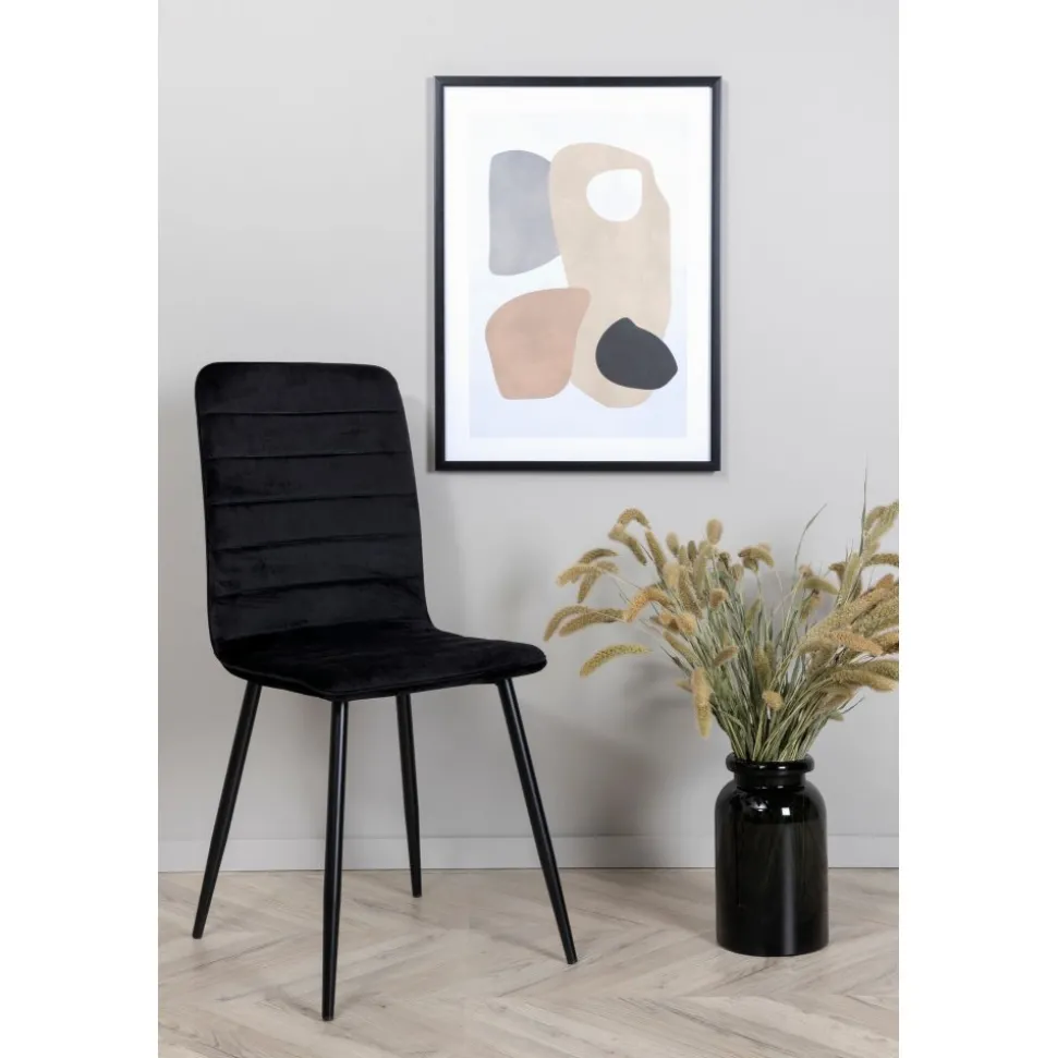 Sirocco Lyx matstol - Svart