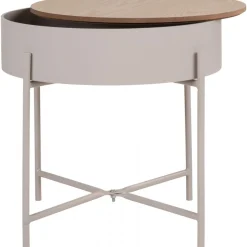 Sisco sidobord Beige/Grå Ø40 cm