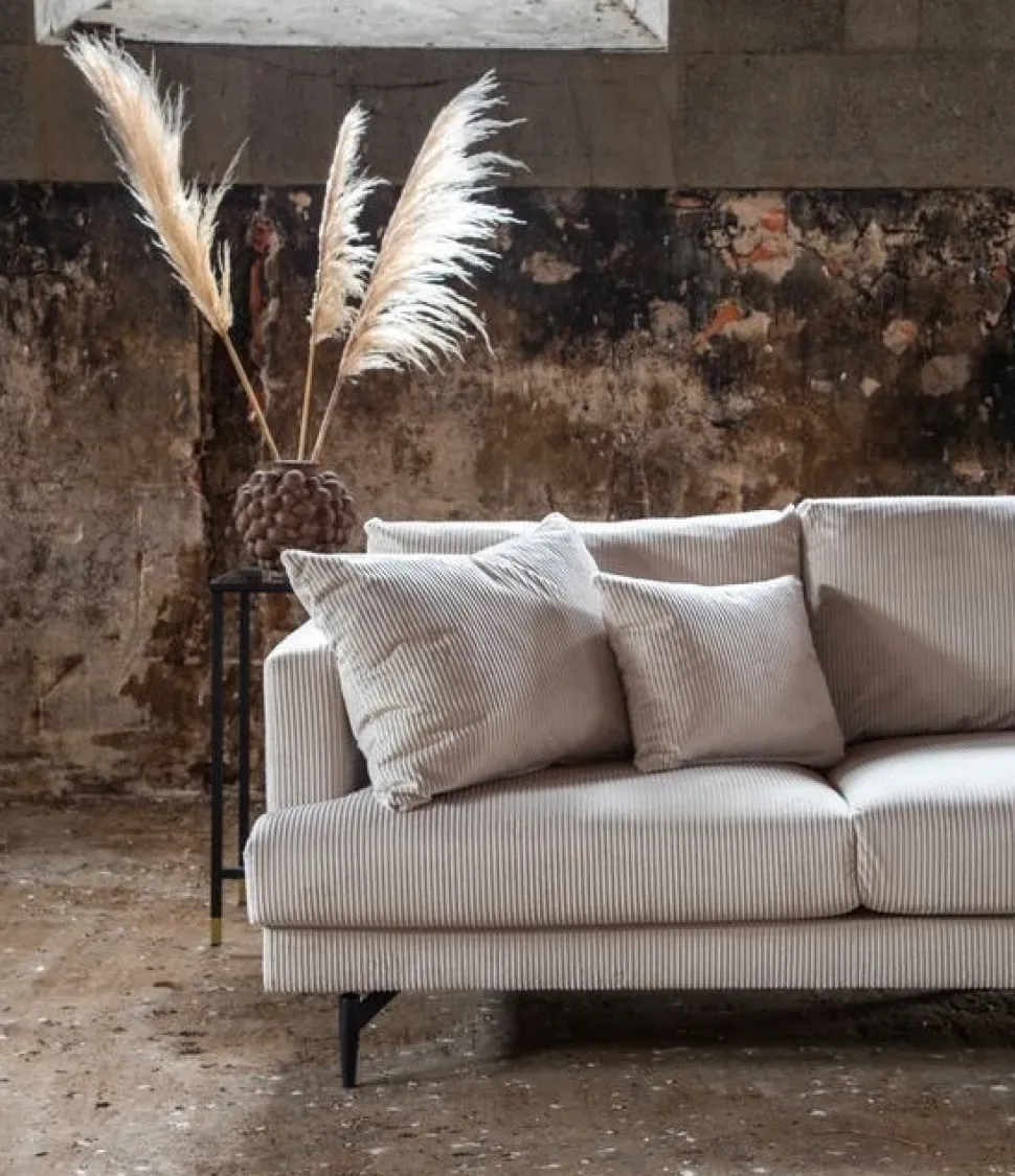 3-sits soffa i beige manchester - Hedlunda