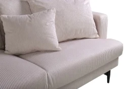 3-sits soffa i beige manchester - Hedlunda + Fläckborttagare för möbler