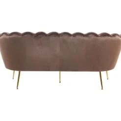 3-sits soffa i brun sammet - Kingsley + Fläckborttagare för möbler