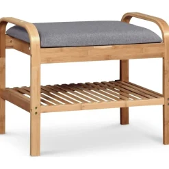 Sittbänk med dold förvaring - Grå