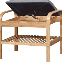 Sittbänk med dold förvaring - Grå