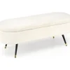 Sittbänk med förvaring offwhite 120 cm bred