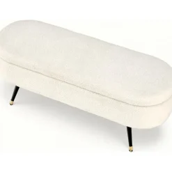 Sittbänk med förvaring offwhite 120 cm bred