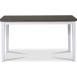 Skagen matbord 140x90 cm - Brunoljad ek / Vit