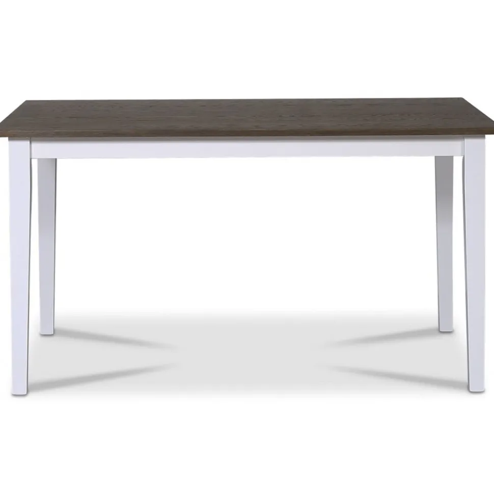 Skagen matbord 140x90 cm - Brunoljad ek / Vit