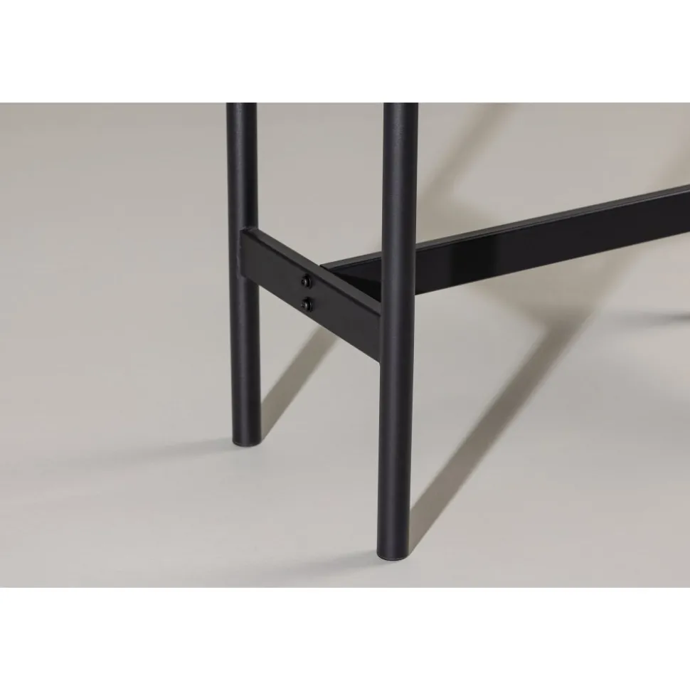 Skate sidobord 110 x 40 cm - Svart