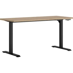 Skrivbord elektriskt 160 cm bred - Ek