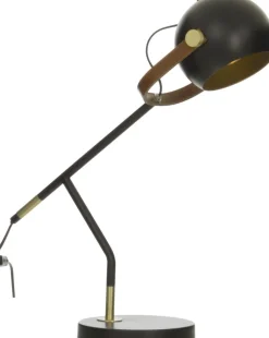 Skrivbordslampa - Svart/matt mässing