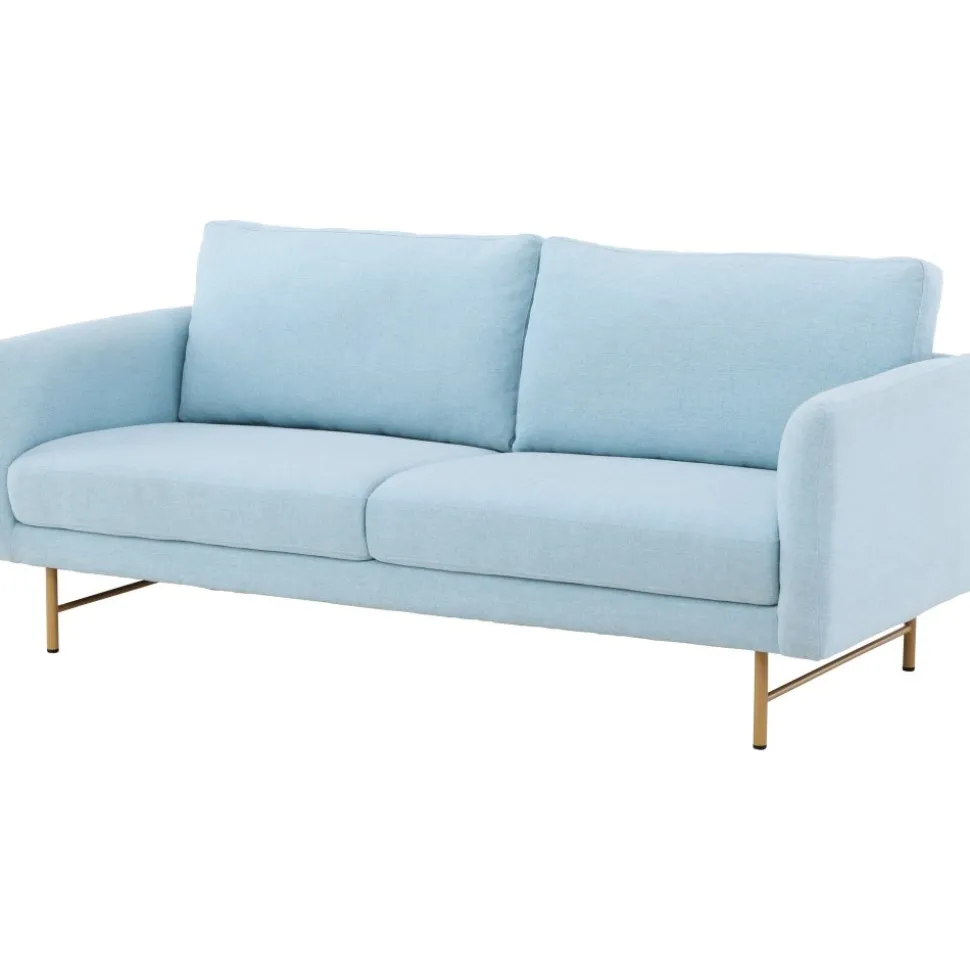 Sky 3-sits soffa - Babyblå/Whitewash