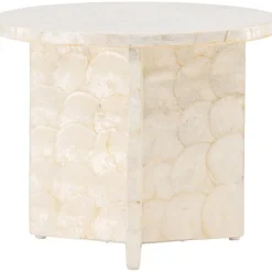 Smögen soffbord Ø40 cm - Ljusgrå