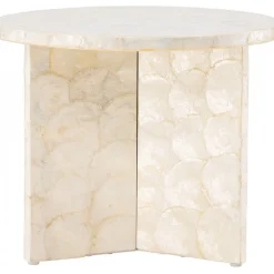 Smögen soffbord Ø40 cm - Ljusgrå