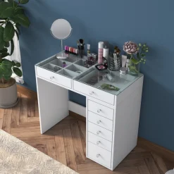 sminkbord med förvaring