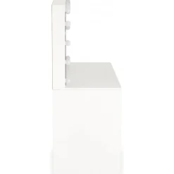Sminkbord Vit 120 x 55 cm med LED-belysning - Facada + Möbeltassar