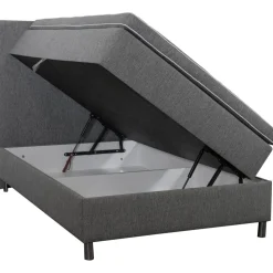 Säng med förvaring grå 120x200 cm