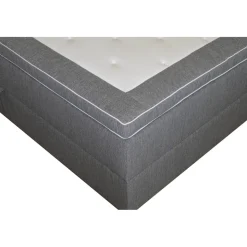 Säng 160x200 cm med förvaring grå