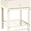 Sängbord Brea - Vit