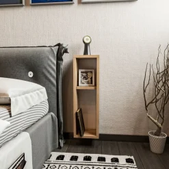 Sängbord vägghängt + Möbeltassar