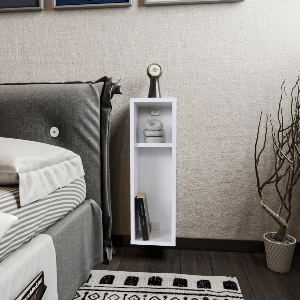 Sängbord vägghängt / ståendes + Möbeltassar