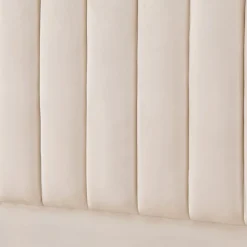 Sänggavel välvd beige 180 x 125 cm - Laholm