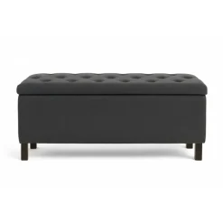 Sängkista Hasslö 120 cm - Mörkgrå