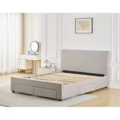 Sängram 180 x 200 cm - Grå