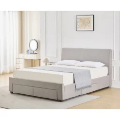 Sängram 160 x 200 cm - Grå