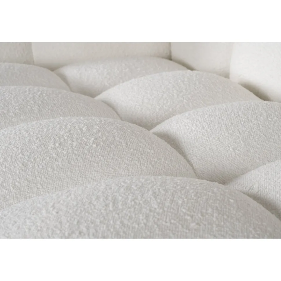 Soffa 322 cm bred beige teddy - Elisa