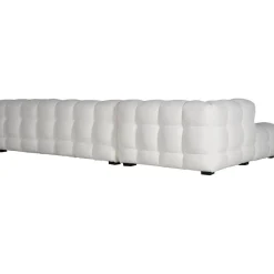 Soffa 322 cm bred beige teddy - Elisa