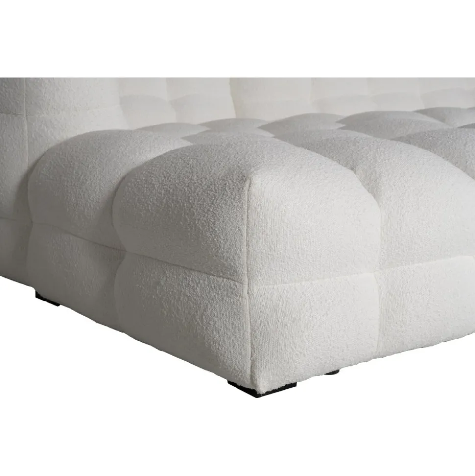 Soffa 322 cm bred beige teddy - Elisa