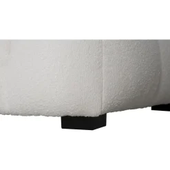 Soffa 322 cm bred beige teddy - Elisa