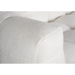 Soffa 322 cm bred beige teddy - Elisa