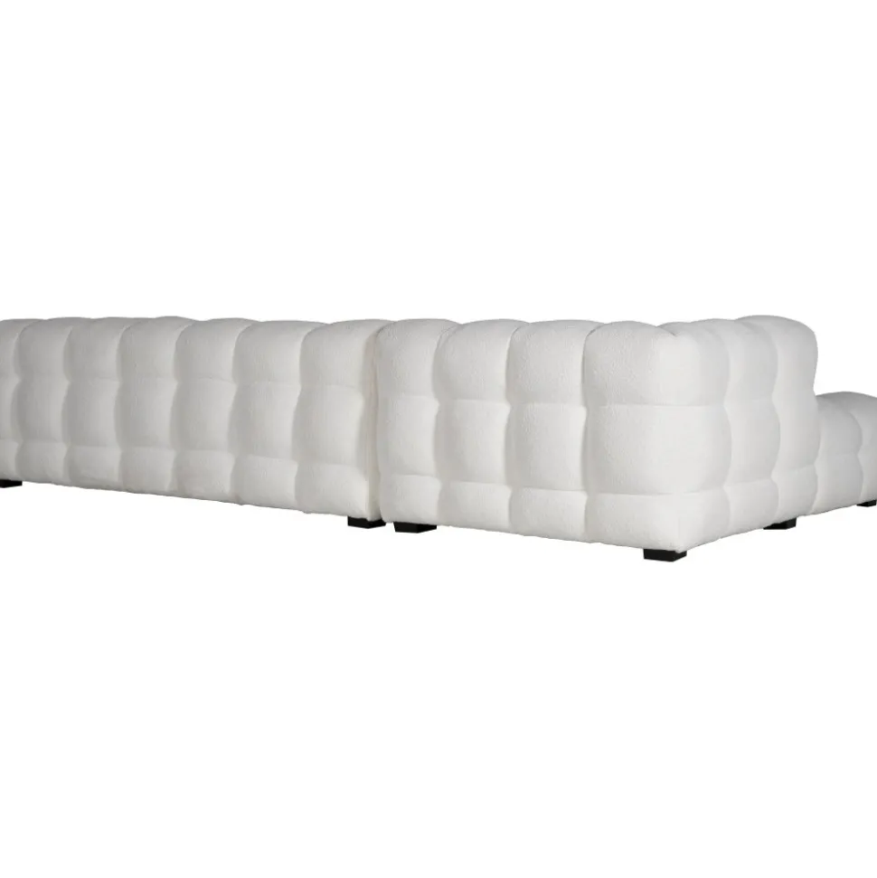 Soffa 322 cm bred beige teddy - Elisa + Möbeltassar