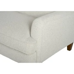 Soffa 210 cm bred Howard Watford Deluxe i bouclé + Textilrengöring för möbler