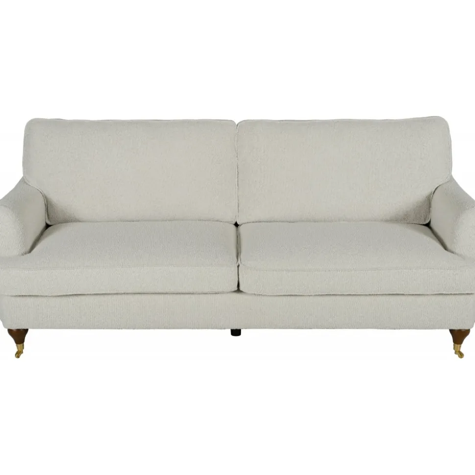 Soffa 210 cm bred Howard Watford Deluxe i bouclé + Möbeltassar