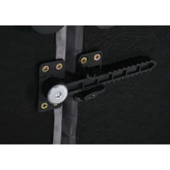 Soffa 270 cm bred och 114 cm djup - grå sammet + Fläckborttagare för möbler