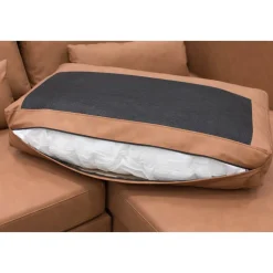 Soffa 322 cm brun PU - Ranger