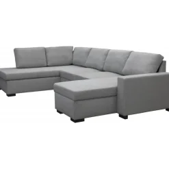 Soffa 309 cm ljusgrå - Solna