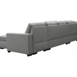 Soffa 309 cm ljusgrå - Solna + Fläckborttagare för möbler