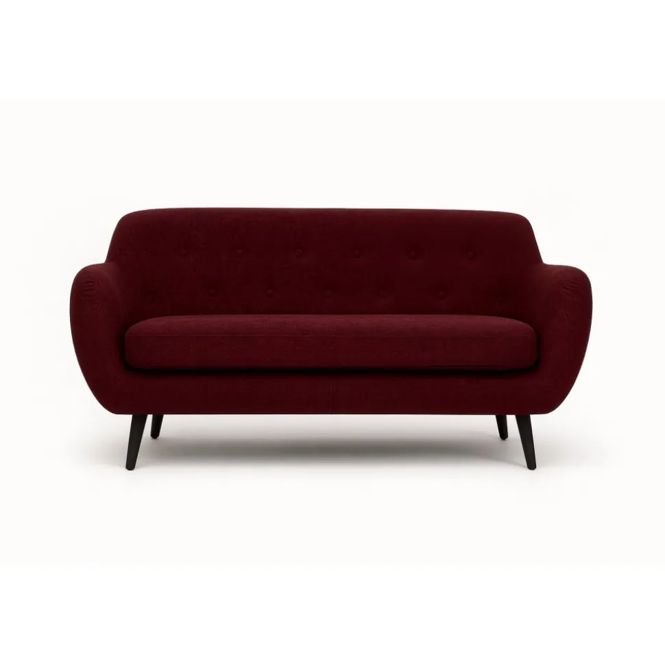 Soffa Boggie 190 cm - Vinröd